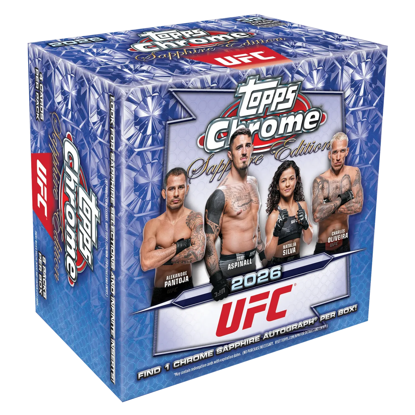 2026 Topps Chrome UFC Sapphire Box
