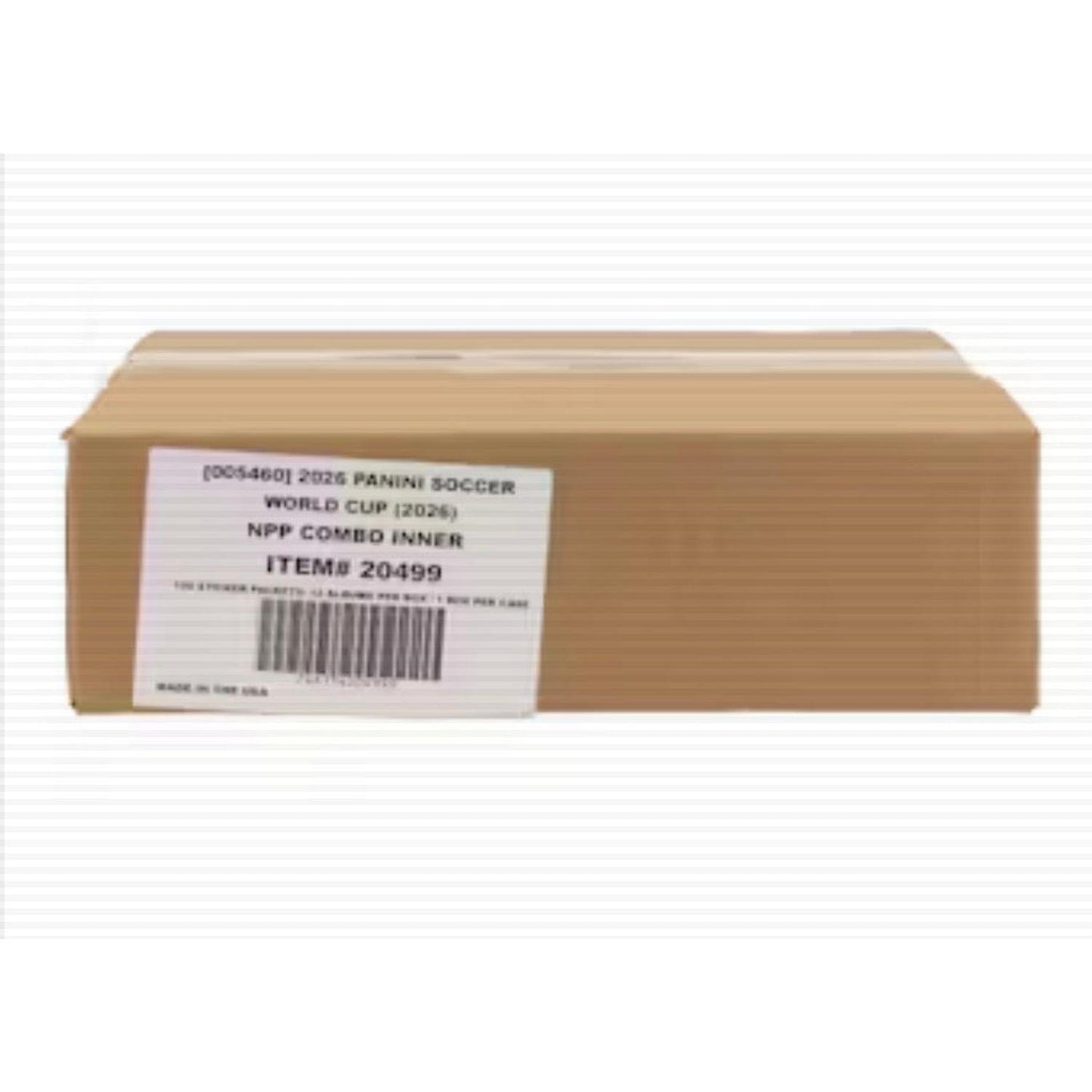 Panini: 2026 World Cup Soccer Stickers - NPP Combo Sealed Inner Case (100 Sticker Packs + 12 Albums)