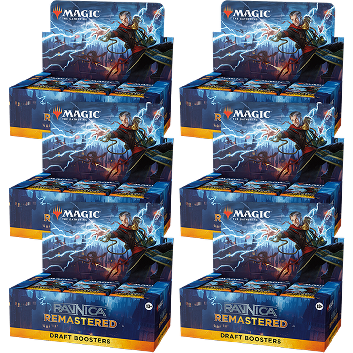 Magic the Gathering: Ravnica Remastered: Draft Booster Case - 6 Boxes