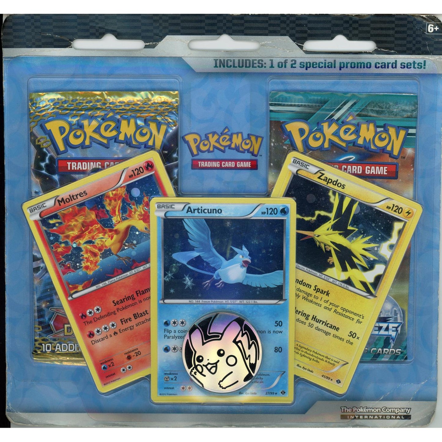 Pokemon: Legendary Bird 2-Pack Blister