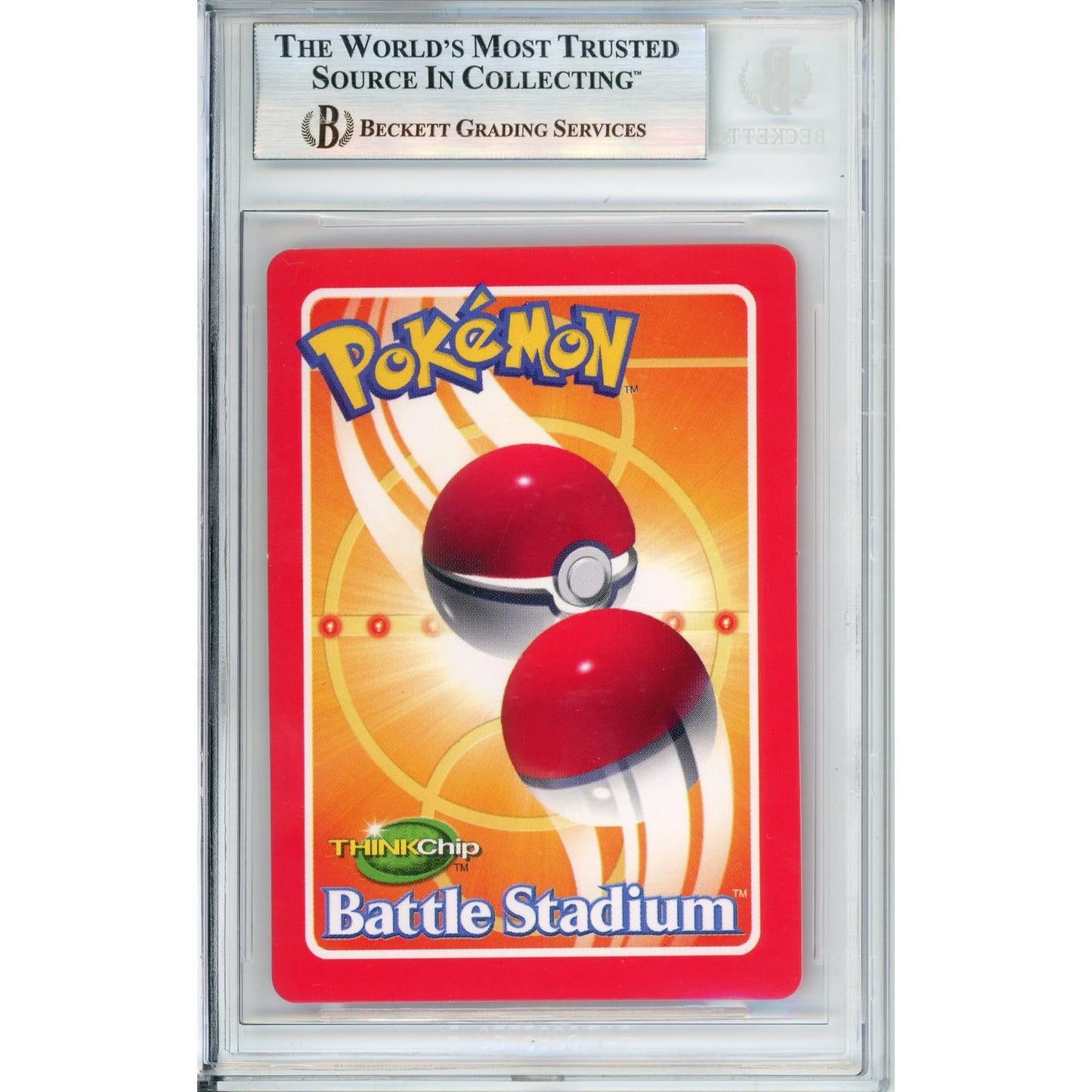 Pokemon Graded: Charizard Think Chip (2000) Beckett 8.5