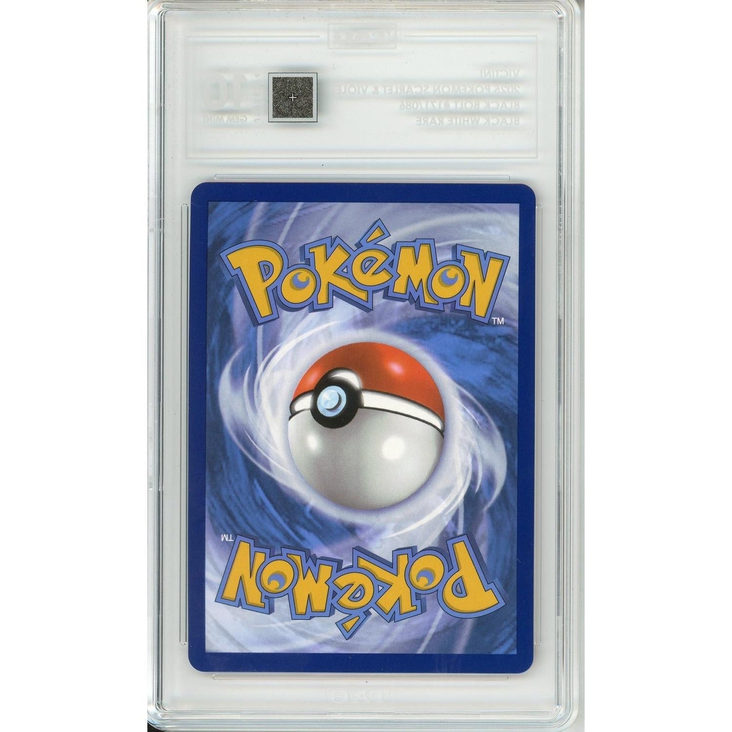 Pokemon Graded: Victini 171/86 Black Bolt (2025) Red Monochrome Holo TAG 10