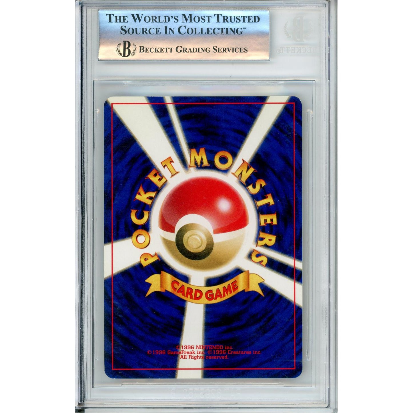 Pokemon Graded: JP Charizard #6 Neo 2 (2000) Holo Beckett 9