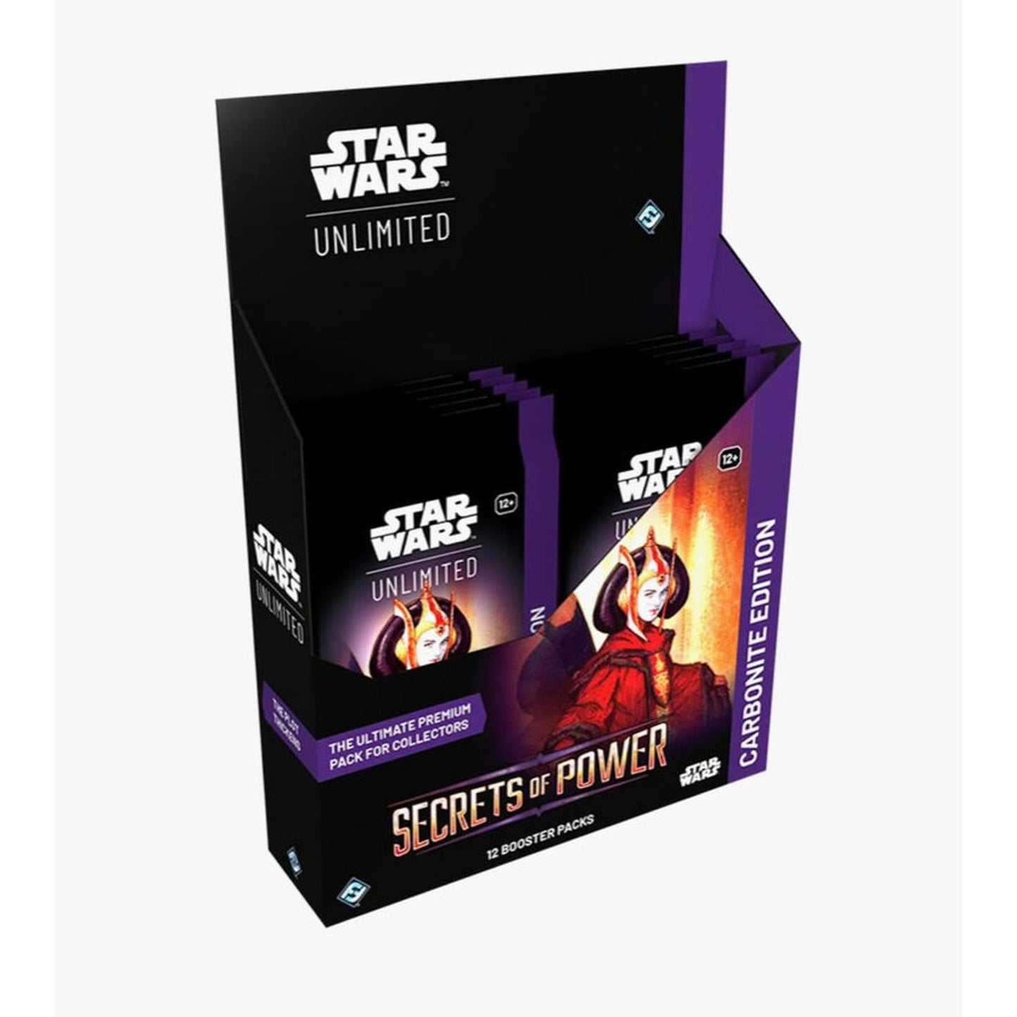 Star Wars Unlimited Secrets of Power Booster Box Display Carbonite Edition