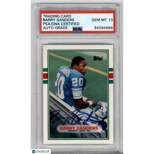 Barry Sanders PSA A
