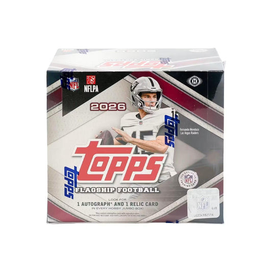 2026 Topps Flagship Football Hobby Jumbo Box (Presell)