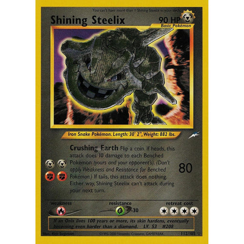Shining Steelix [Neo Destiny]  - Unlimited Holofoil