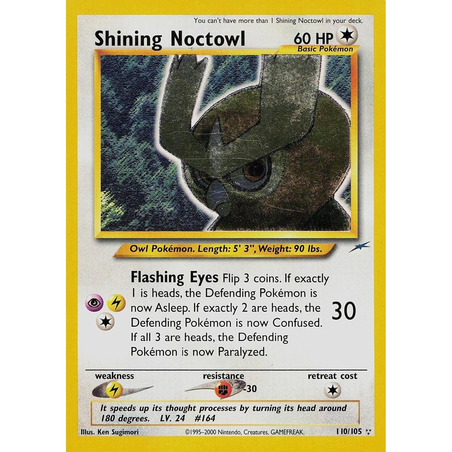 Shining Noctowl [Neo Destiny]  - Unlimited Holofoil