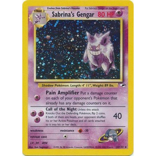 Sabrina's Gengar 014 [Gym Heroes]  - Unlimited Holofoil