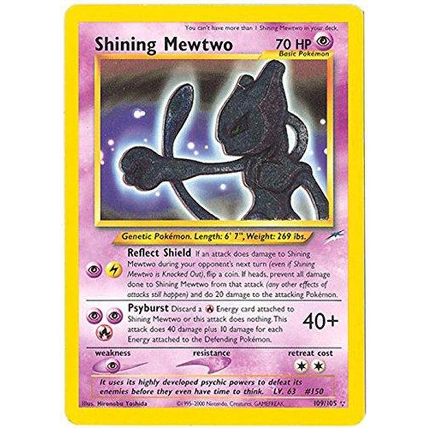 Shining Mewtwo [Neo Destiny]  - Unlimited Holofoil