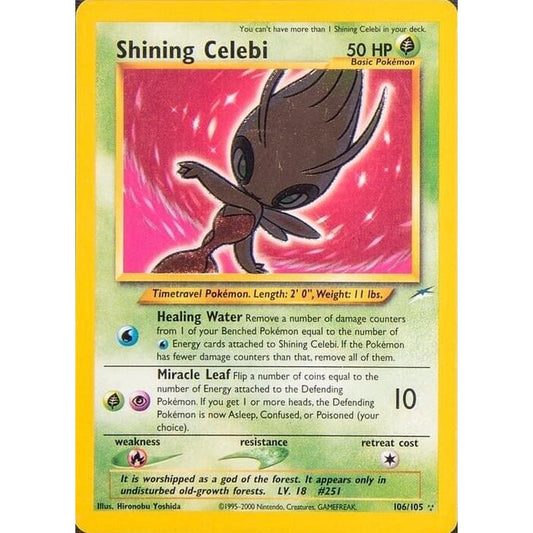 Shining Celebi [Neo Destiny]  - Unlimited Holofoil