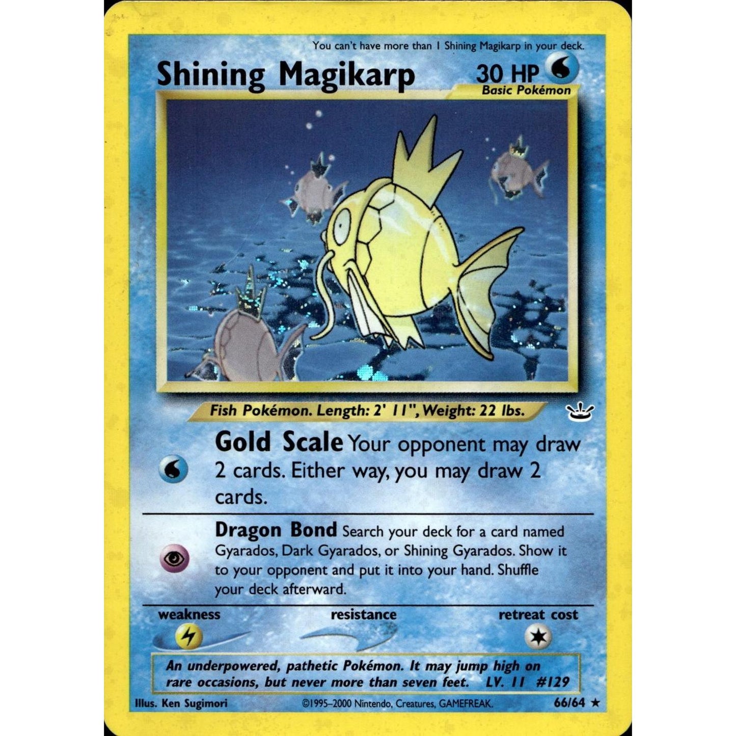 Shining Magikarp [Neo Revelation]  - Unlimited Holofoil