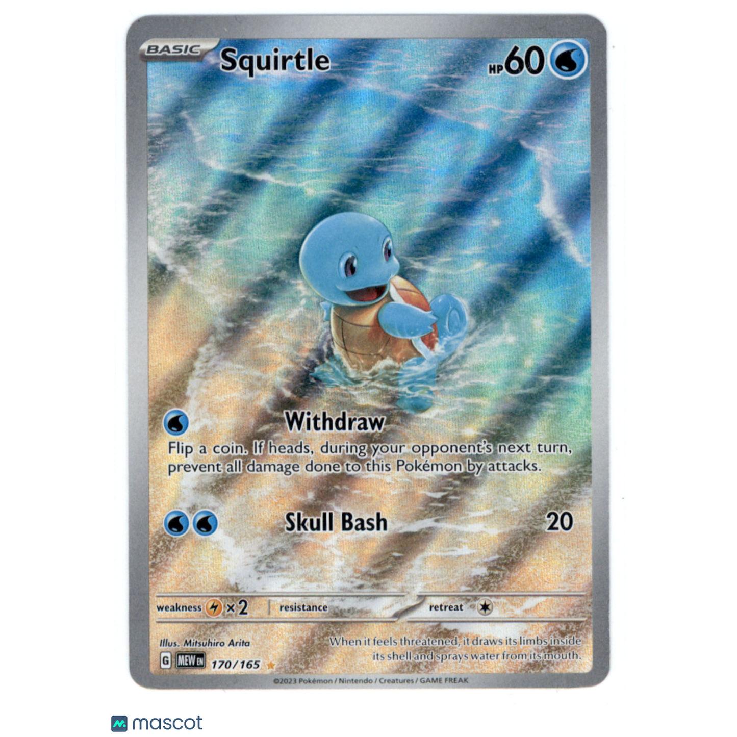 2023 Scarlet & Violet 151 Squirtle #170/165