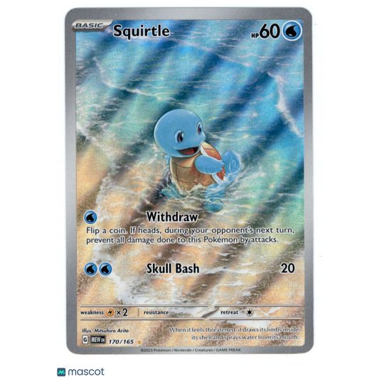 2023 Scarlet & Violet 151 Squirtle #170/165