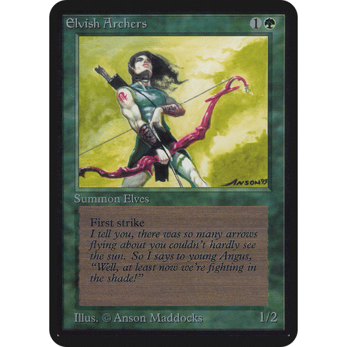 Elvish Archers [Limited Edition Alpha]