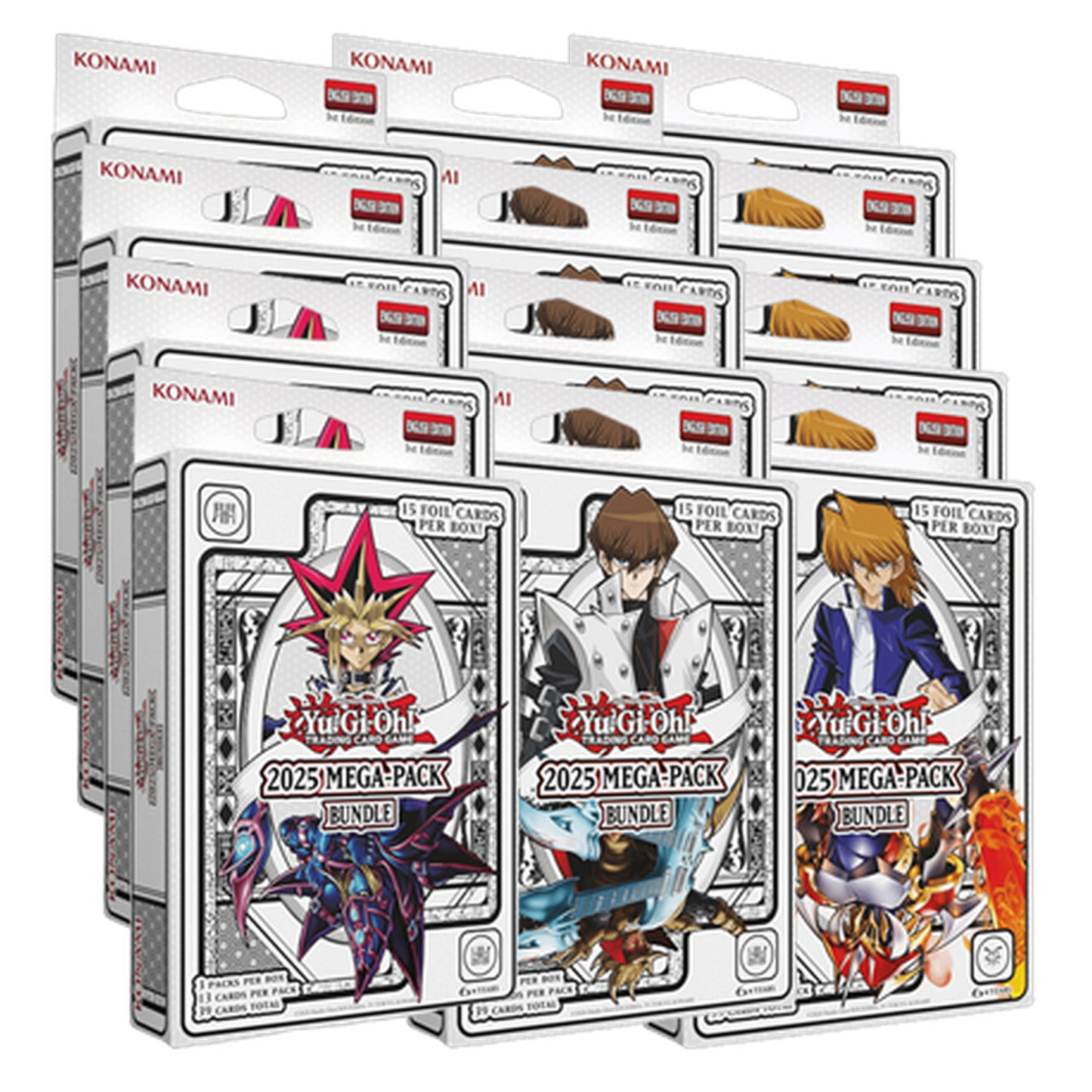 Yu-Gi-Oh: 2025 Mega-Pack Bundle Display