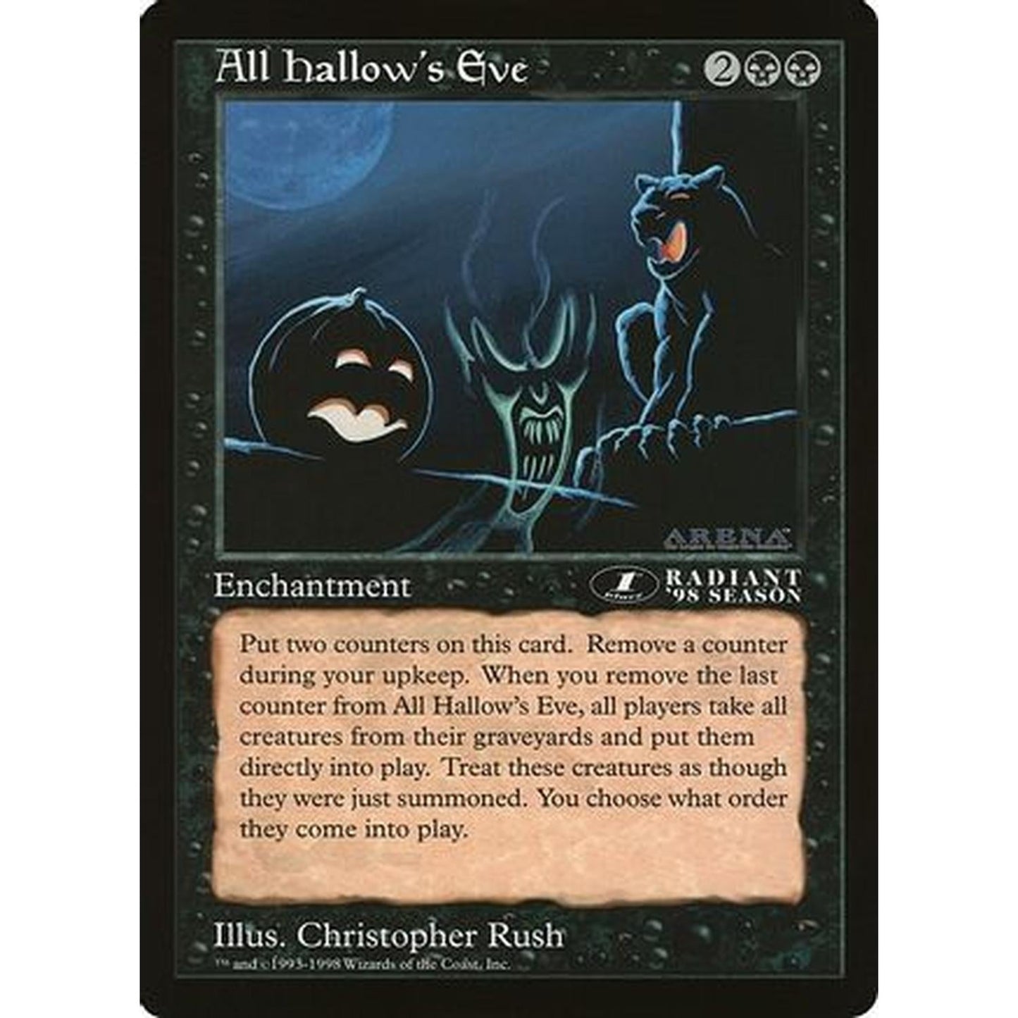All Hallow's Eve (1st Place) (Arena League) [Oversize Cards]