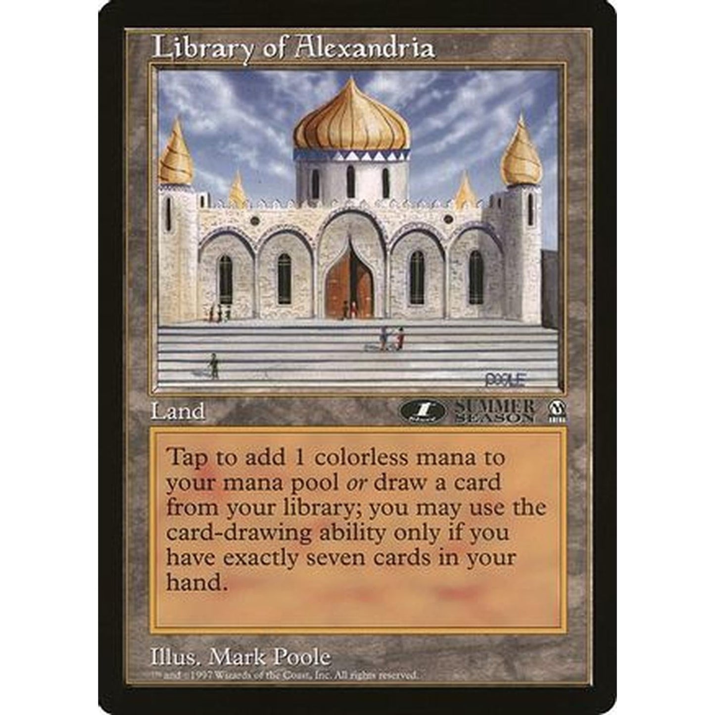 Library of Alexandria (1st Place) (Arena League) [Oversize Cards]