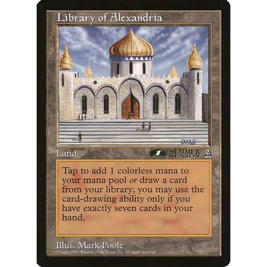 Library of Alexandria (1st Place) (Arena League) [Oversize Cards]
