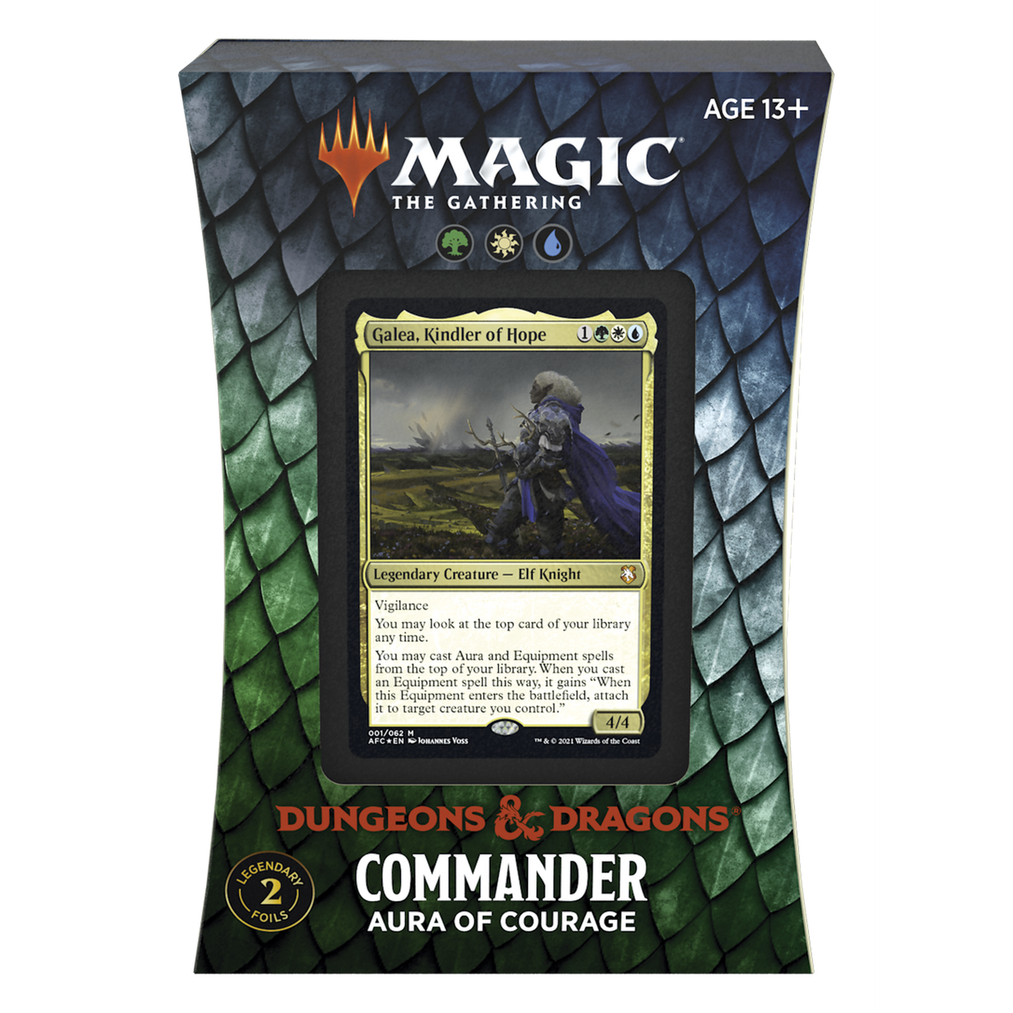 Dungeons & Dragons: Adventures in the Forgotten Realms - Commander Deck (Aura of Courage)