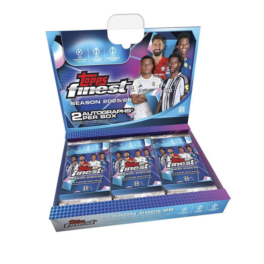 2025/26 Topps UEFA Club Competitions Finest Soccer Hobby Box