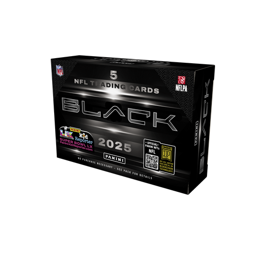 2025 Panini Black NFL Trading Card Box Hobby