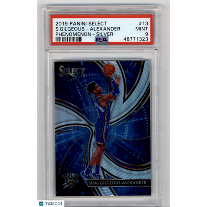 2019 Panini Select Phenomenon S. Gilgeous-Alexander #13 Silver PSA 9