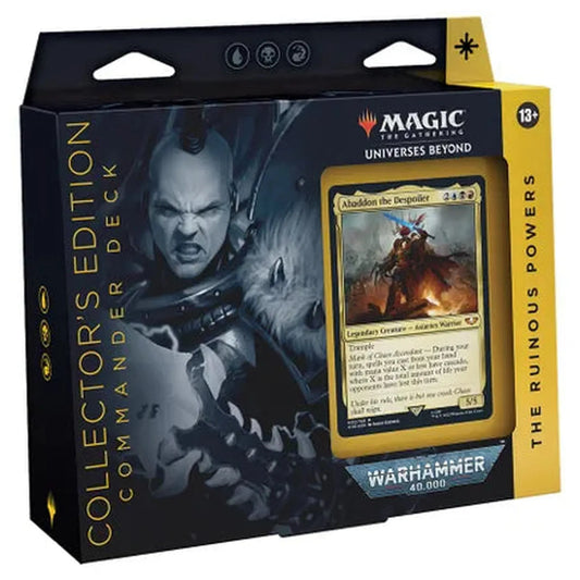 Magic the Gathering: Universes Beyond: Warhammer 40,000 - The Ruinous Powers Commander Deck (Collector's Edition)