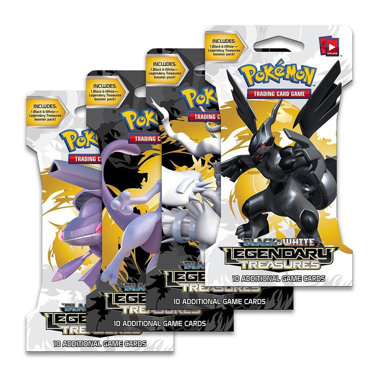 Pokemon: 2013 Black & White Legendary Treasures Sealed Sleeved Booster Pack