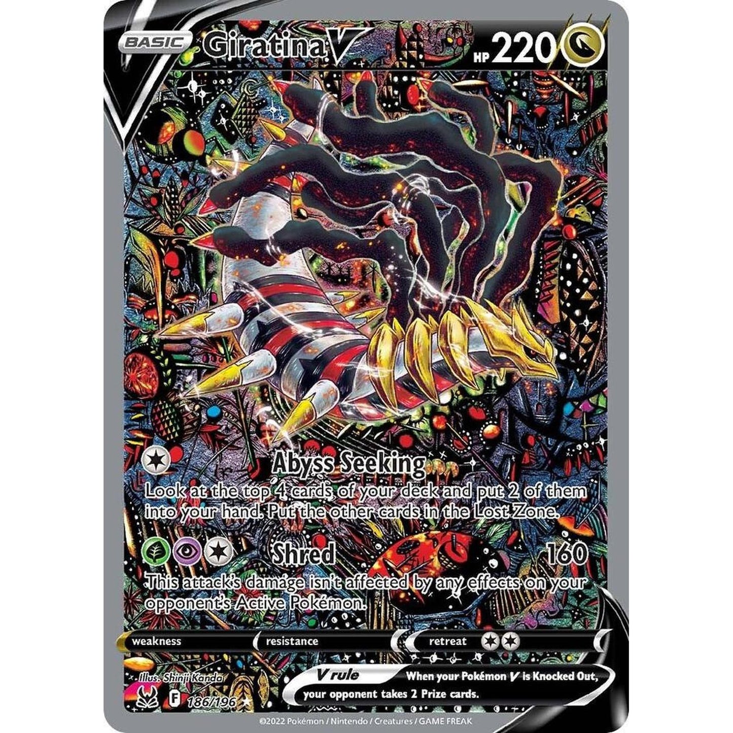 Pokemon Single: Giratina V (Alternate Full Art)