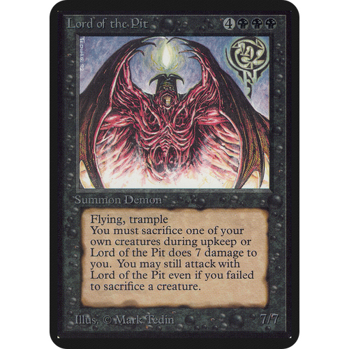 Lord of the Pit [Limited Edition Alpha]