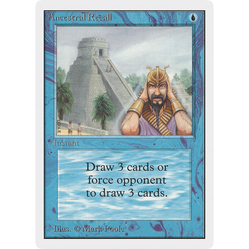Ancestral Recall [Unlimited Edition]