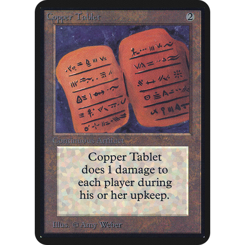 Copper Tablet [Limited Edition Alpha]