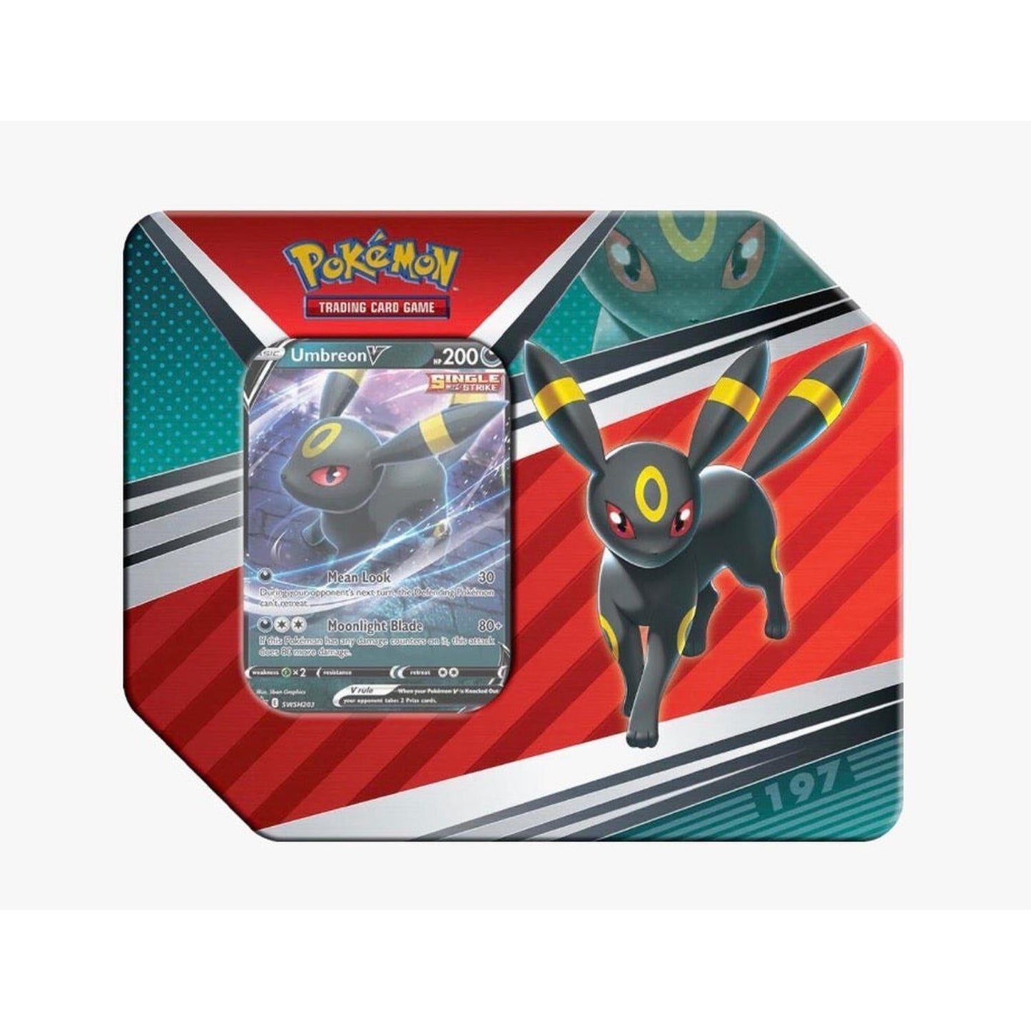 Pokemon: V Heroes Tin [Umbreon V] (5 Packs)