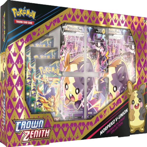Pokemon: Pokemon TCG: Sword & Shield - Crown Zenith Collection - Morpeko V-Union Playmat Premium Collection