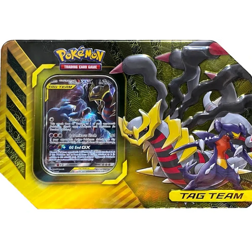 Pokemon: Power Partnerships Garchomp & Giratina GX Tag Team Tin (Sealed)