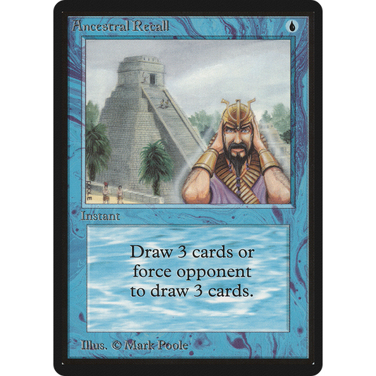 Ancestral Recall [Limited Edition Beta]