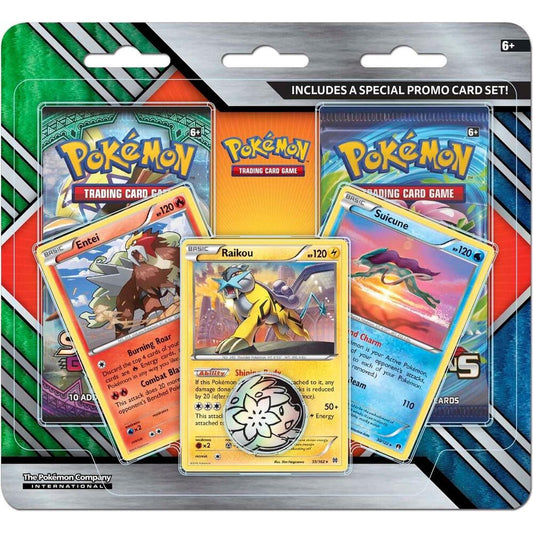2-Pack Blister Pack [Raikou, Entei, & Suicune] - Miscellaneous Cards & Products