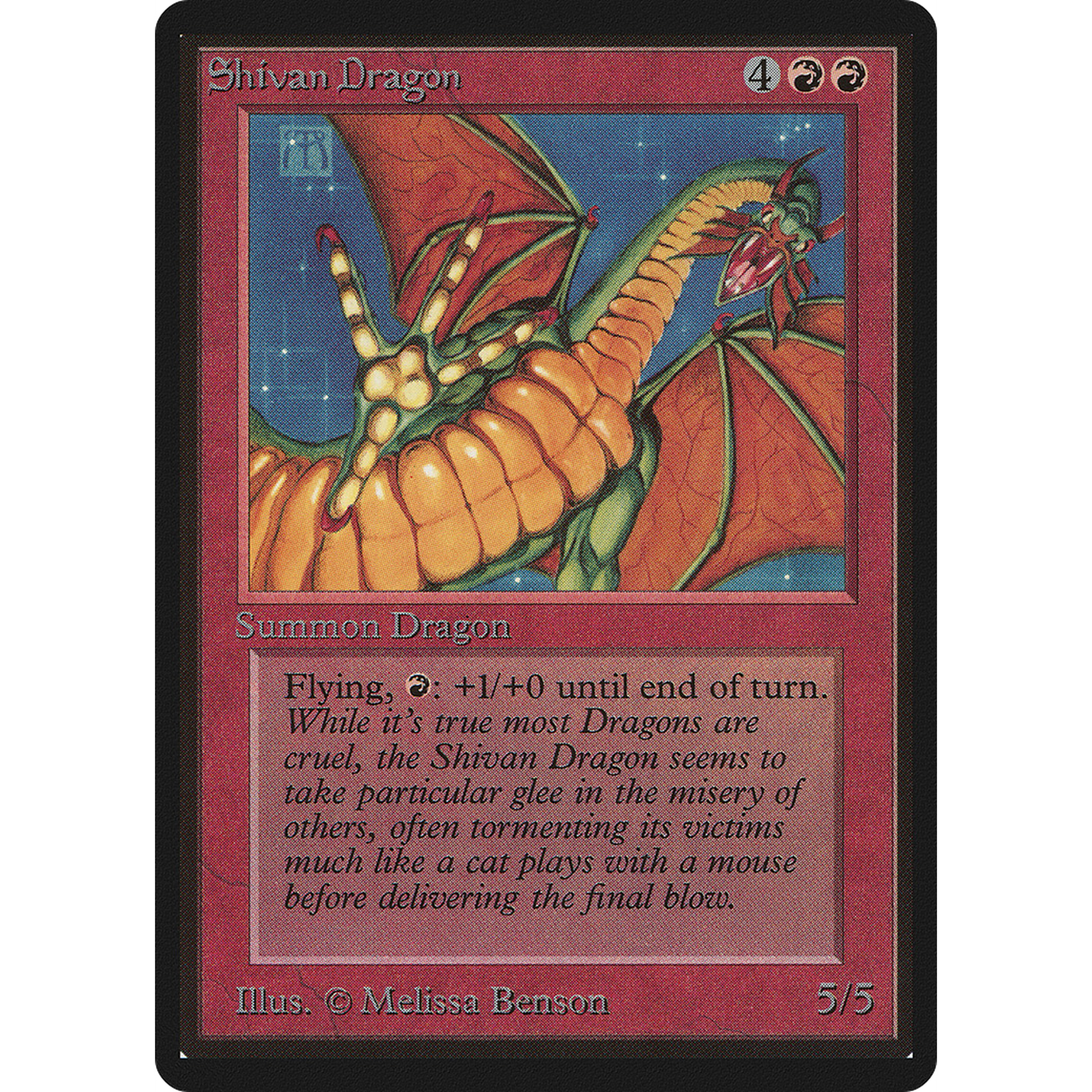 Shivan Dragon [Limited Edition Beta]
