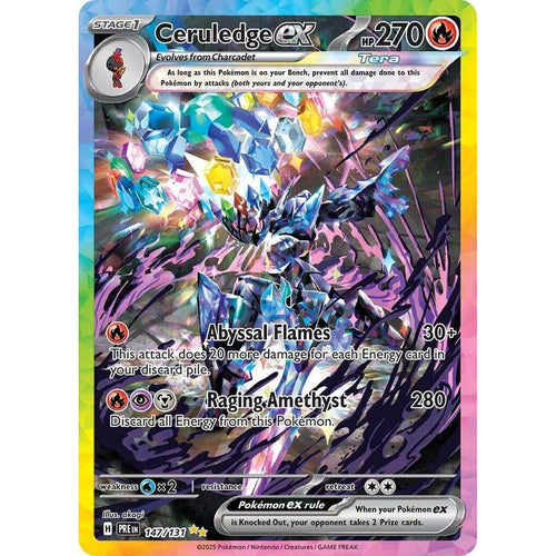 Pokemon Singles: Ceruledge ex 147/131