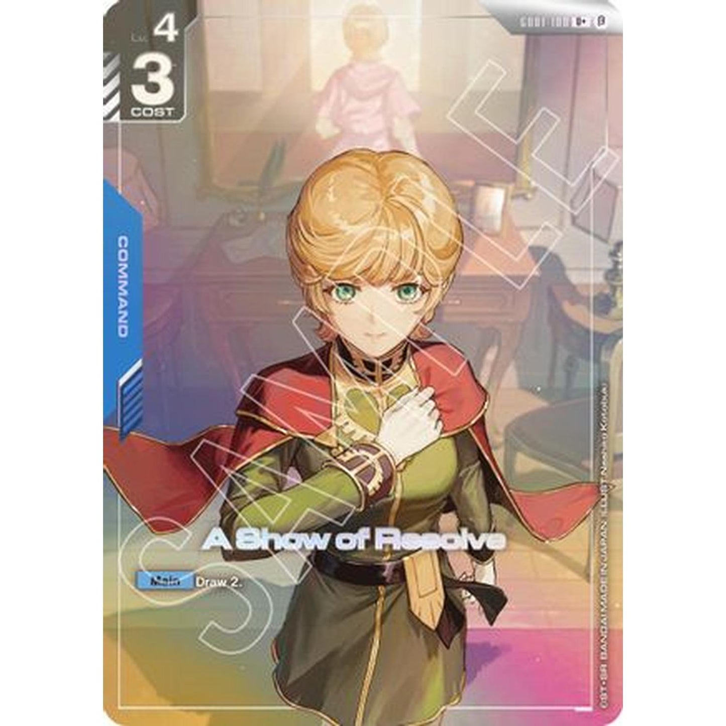 A Show of Resolve (U+) (GD01-100) [Edition Beta] Holofoil