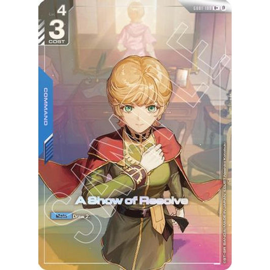 A Show of Resolve (U+) (GD01-100) [Edition Beta] Holofoil