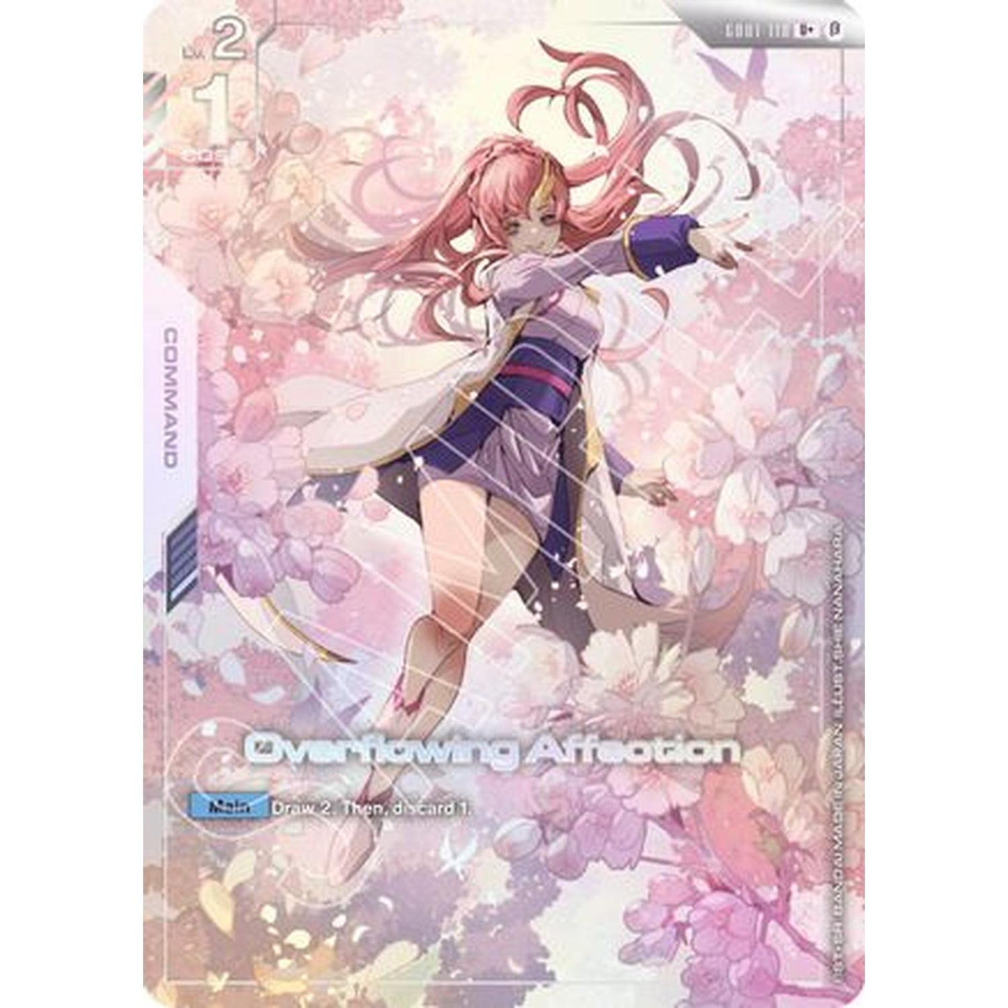 Overflowing Affection (U+) (GD01-118) [Edition Beta] Holofoil