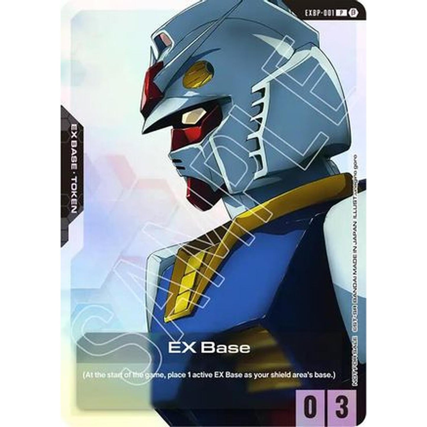 EX Base (EXBP-001) (Edition Beta Early Trial Event) (EXBP-001) [Promotional EX Base Tokens] Holofoil