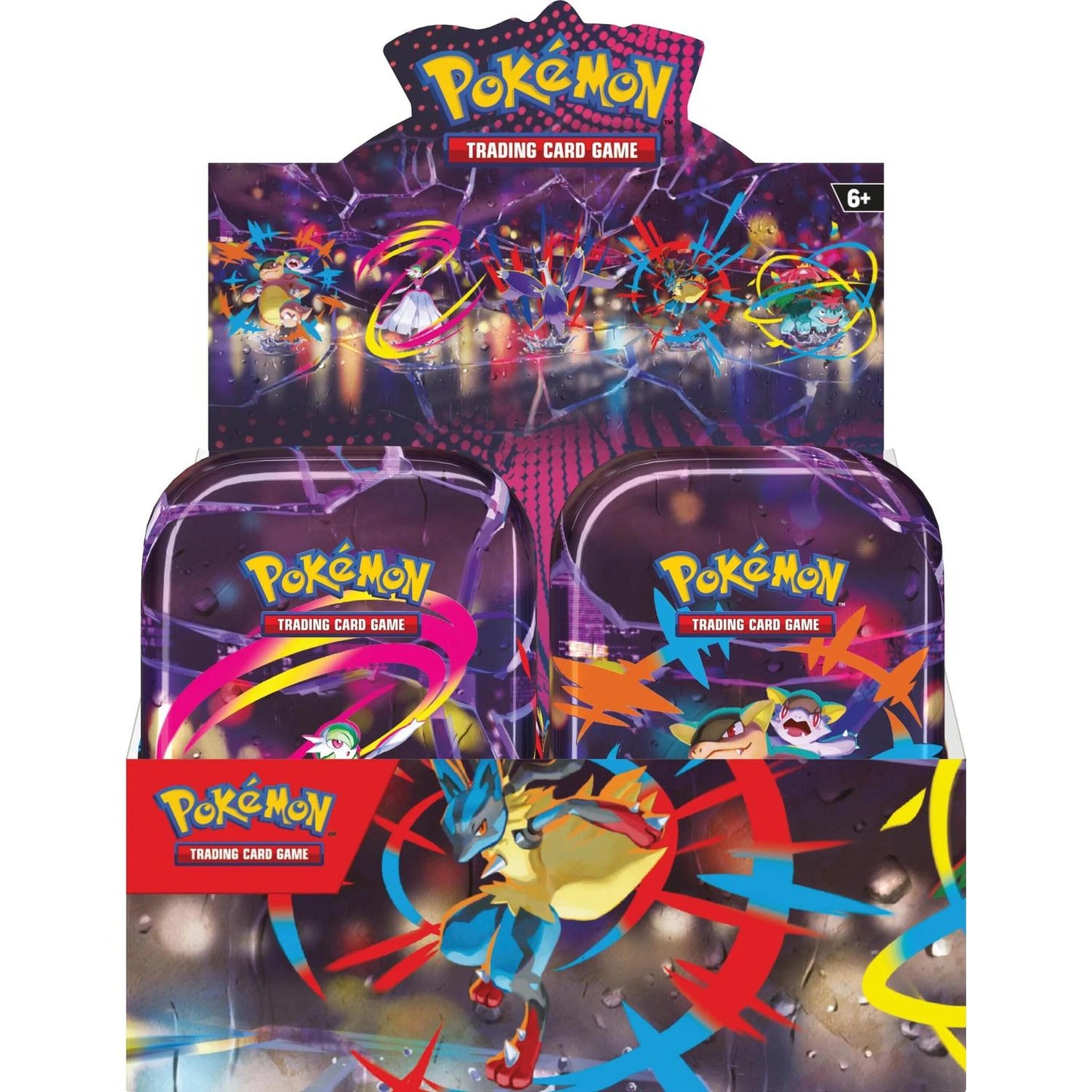 Mega Evolution - Mega Heroes Mini Tin Display