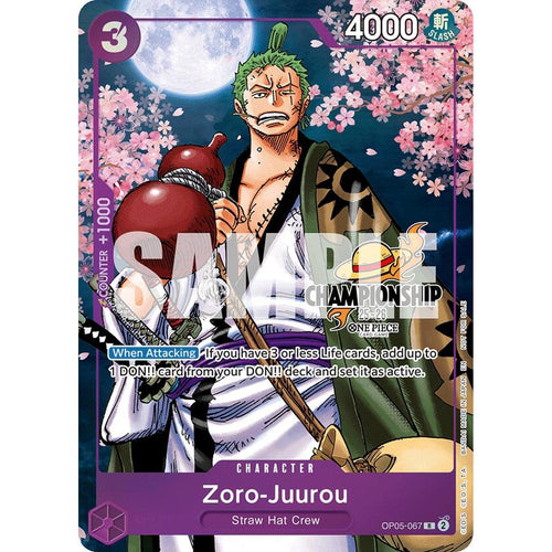 Zoro-Juurou (CS 25-26 Event Pack Finalist Ver.) (OP05-067) [One Piece Promotion Cards]  Foil