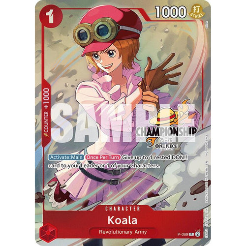 Koala (CS 25-26 Event Pack Finalist Ver.) (P-069) [One Piece Promotion Cards]  Foil