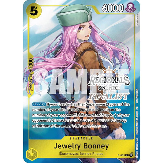 Jewelry Bonney (Online Regional Finalist Card Set 2025 Vol.2) (P-085) [One Piece Promotion Cards]  Foil