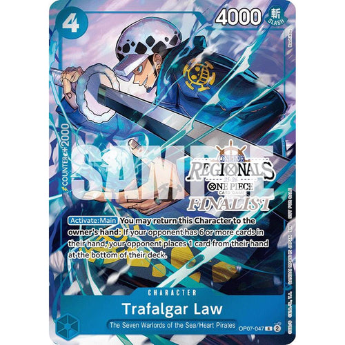 Trafalgar Law (Online Regional Finalist Card Set 2025 Vol.2) (OP07-047) [One Piece Promotion Cards]  Foil