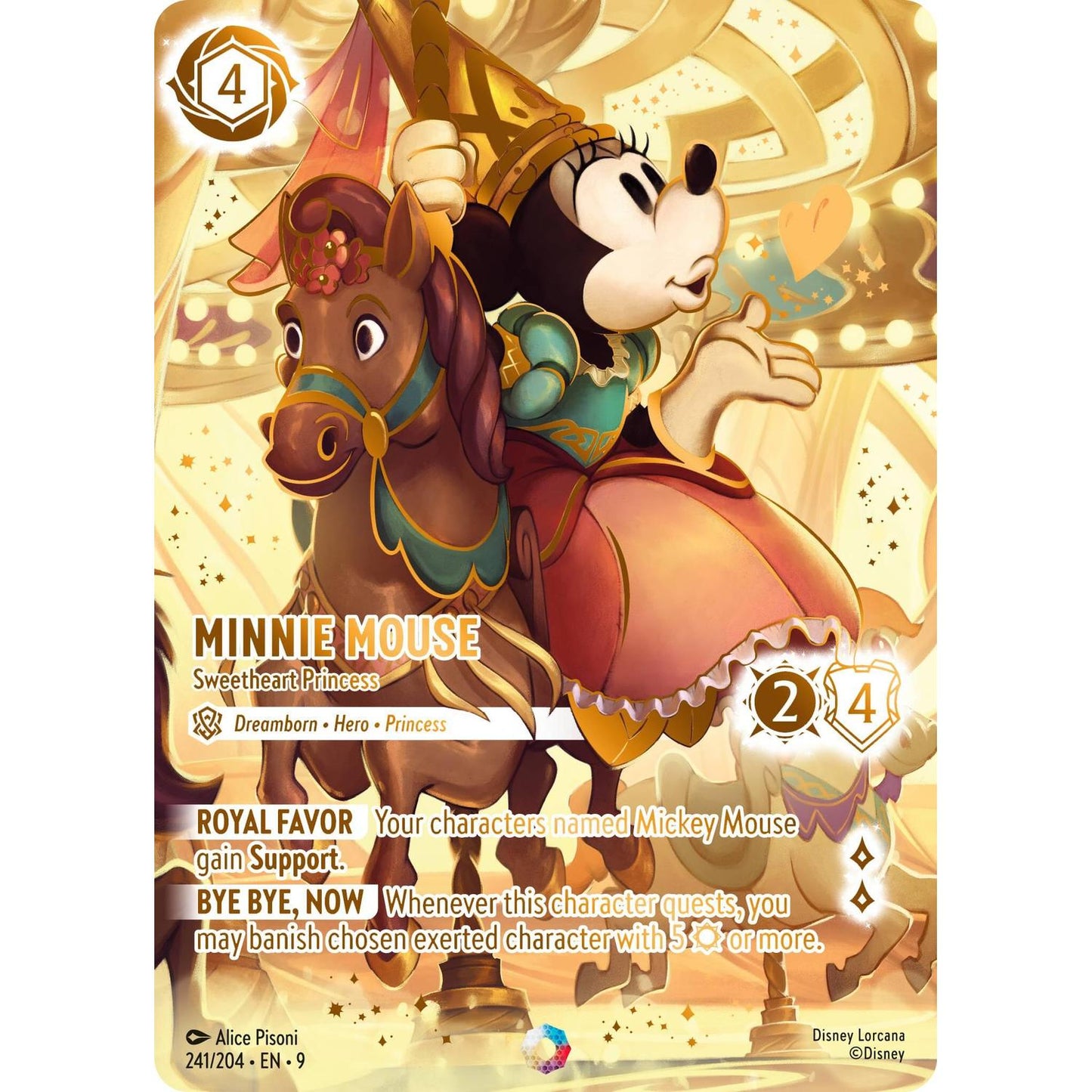 Minnie Mouse - Sweetheart Princess (Iconic) (241/204) [Fabled] Holofoil